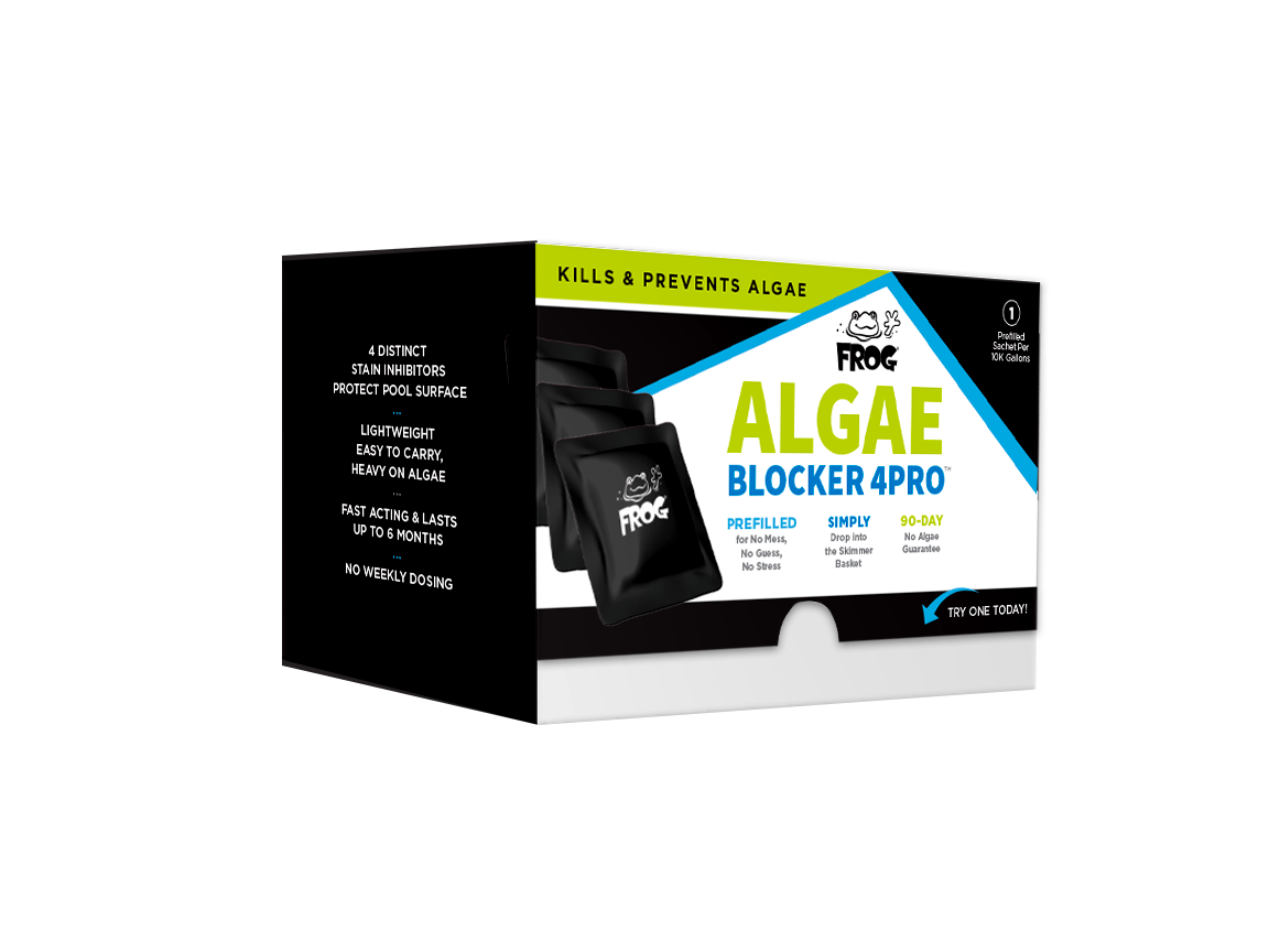 Black FROG dispenser for Algae Blocker 4Pro.