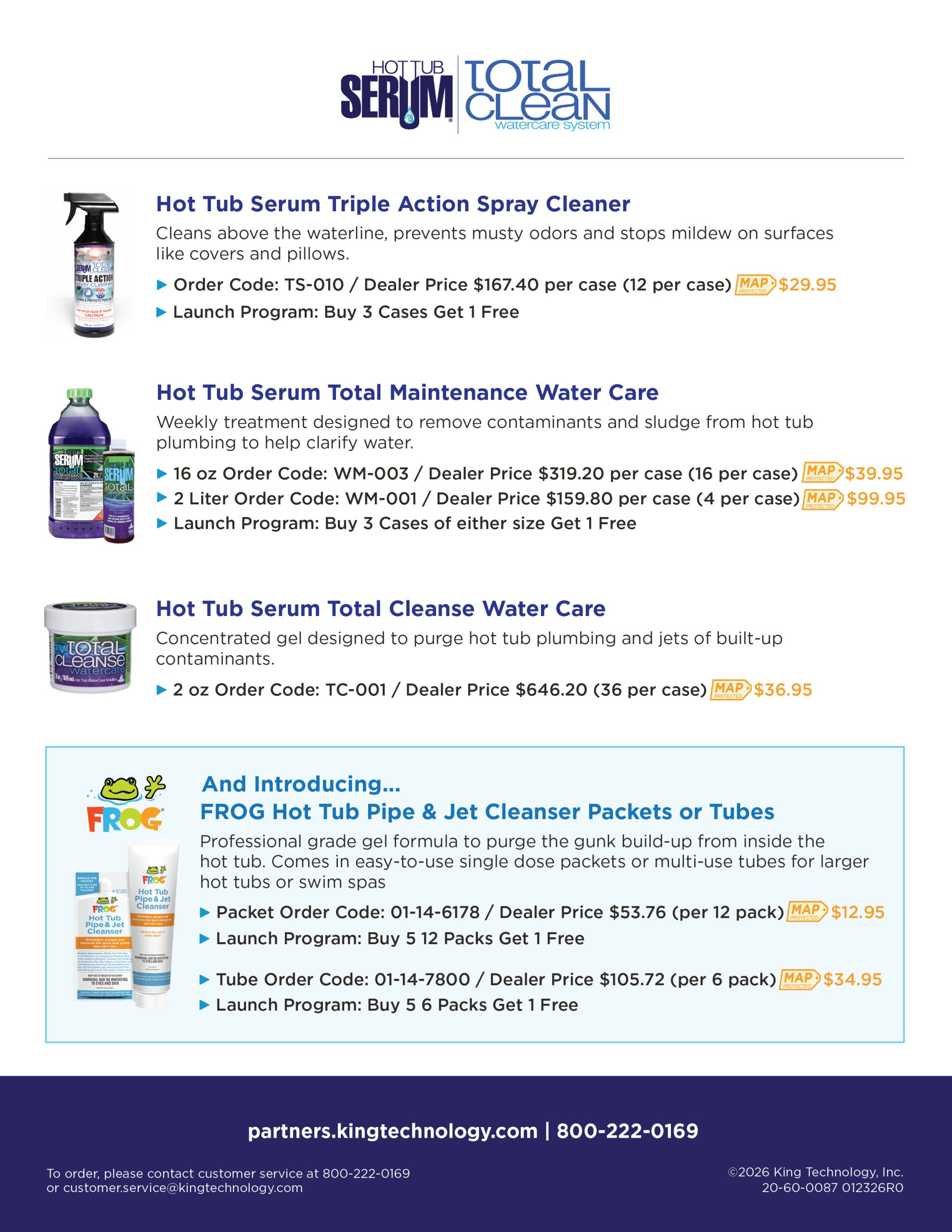 Hot Tub Serum Sell Sheet